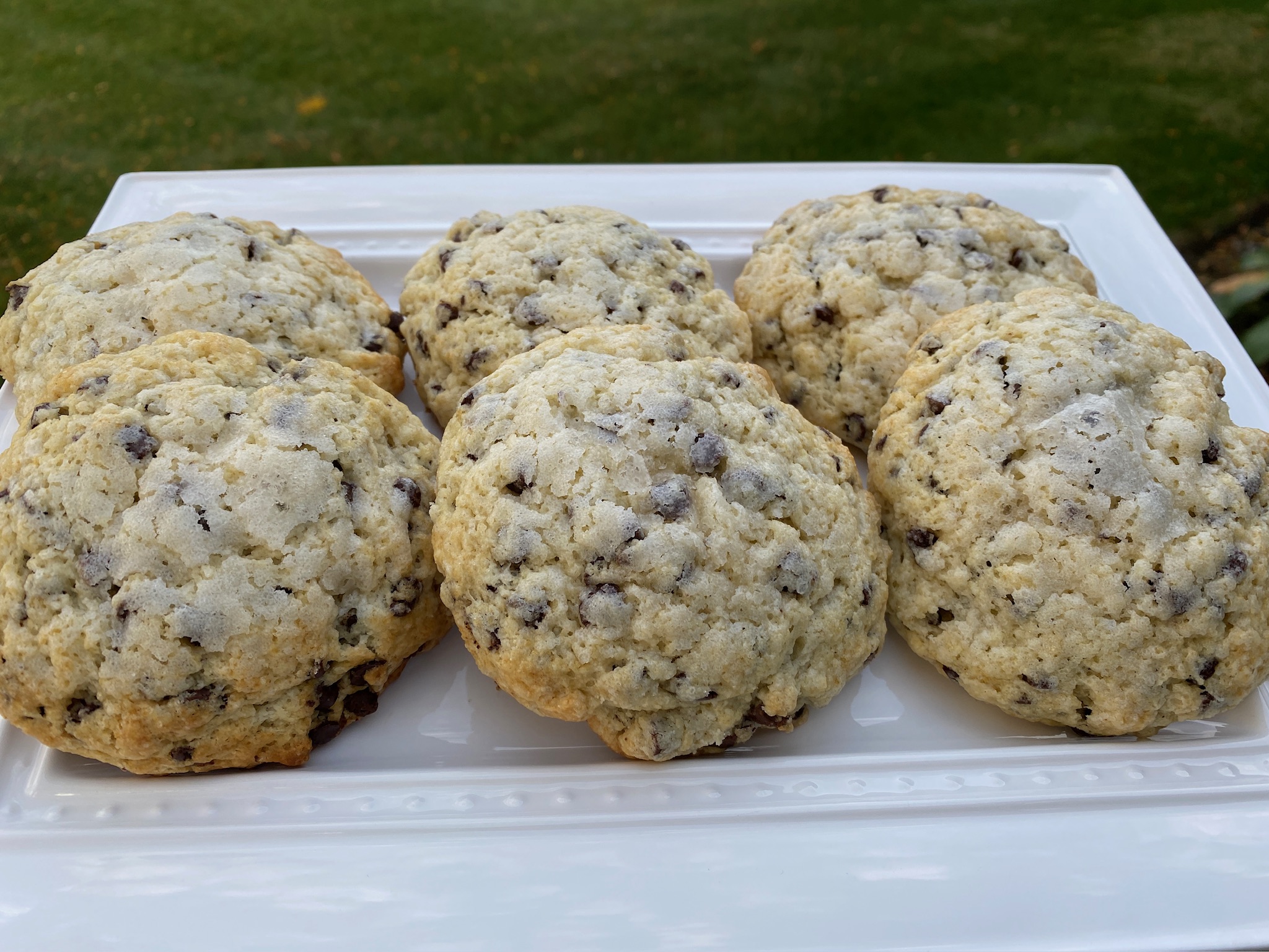 Chocolate chip scones.